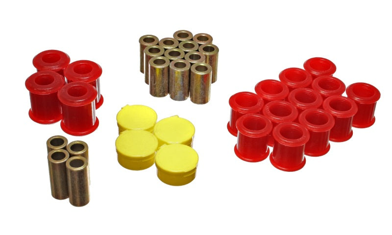 Energy Suspension 89-94 Nissan 240SX (S13) Red Rear Control Arm Bushing Set - Black Ops Auto Works