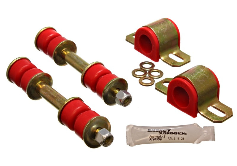 Energy Suspension 89-94 Toyota Pickup 2WD (Exc T-100/Tundra) Red 23mm Front Sway Bar Bushing Set - Black Ops Auto Works