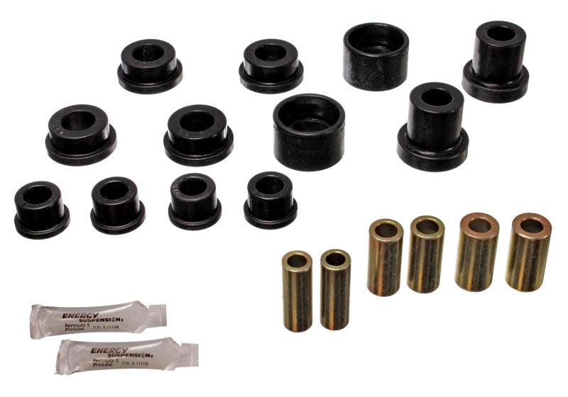 Energy Suspension 90-94 Mitsubishi Eclipse AWD Black Rear Control Arm Bushing Set - Black Ops Auto Works
