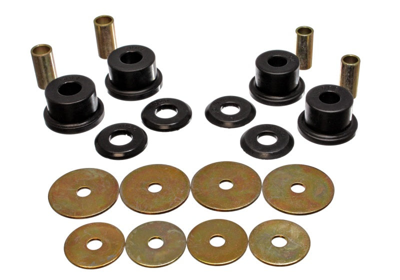 Energy Suspension 90-94 Mitsubishi Eclipse AWD Black Sub-Frame Bushing Set - Black Ops Auto Works