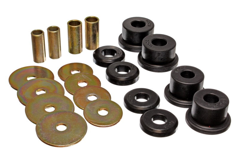 Energy Suspension 90-94 Mitsubishi Eclipse FWD Black Sub-Frame Bushing Set - Black Ops Auto Works