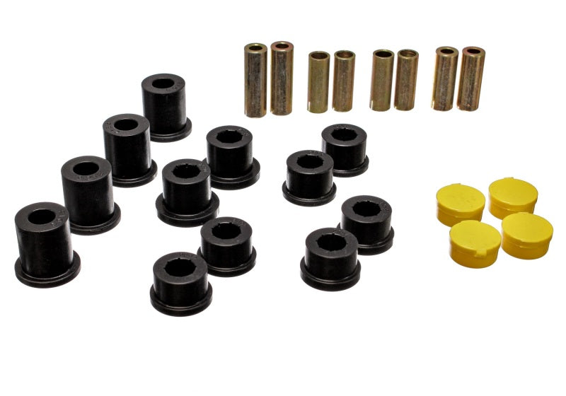 Energy Suspension 90-97 Mazda Miata Black Front Control Arm Bushing Set - Black Ops Auto Works