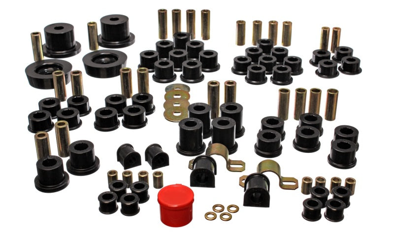 Energy Suspension 90-97 Mazda Miata Black Hyper-Flex Master Bushing Set - Black Ops Auto Works
