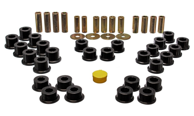 Energy Suspension 90-97 Mazda Miata Black Rear Control Arm Bushing Set - Black Ops Auto Works