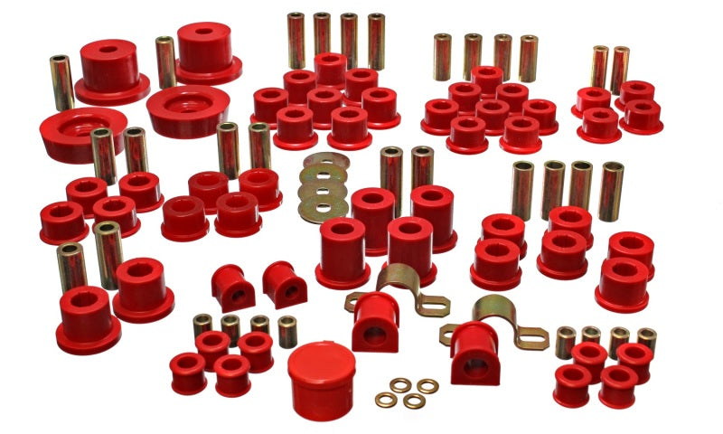 Energy Suspension 90-97 Mazda Miata Red Hyper-Flex Master Bushing Set - Black Ops Auto Works