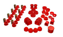 Load image into Gallery viewer, Energy Suspension 91-02 Saturn S Series Coupe/Sedan/Wagon Red Hyper-Flex Master Bushing Set - Black Ops Auto Works