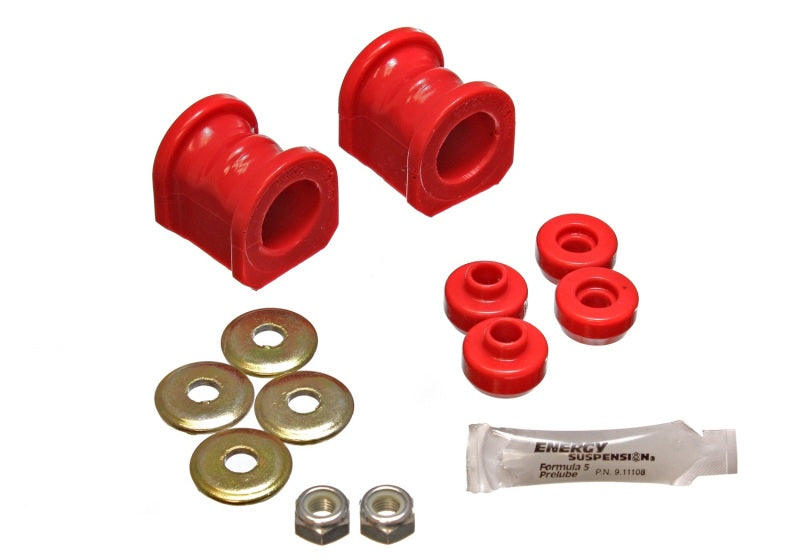 Energy Suspension 91-94-Nissan Sentra/NX1600/2000 Red 27mm Front Sway Bar Frame Bushings (Sway bar e - Black Ops Auto Works