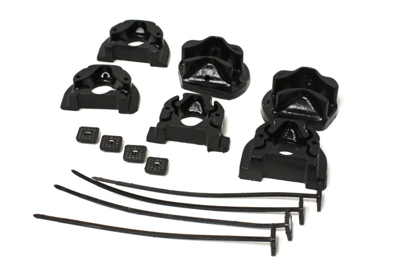Energy Suspension 92-00 Honda Civic (Except 99-00 Si) / 93-97 Del Sol Black Motor Mount Inserts (Man - Black Ops Auto Works