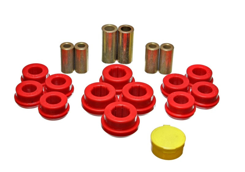 Energy Suspension 92-01 Honda Prelude Red Rear Control Arm Bushing Set - Black Ops Auto Works