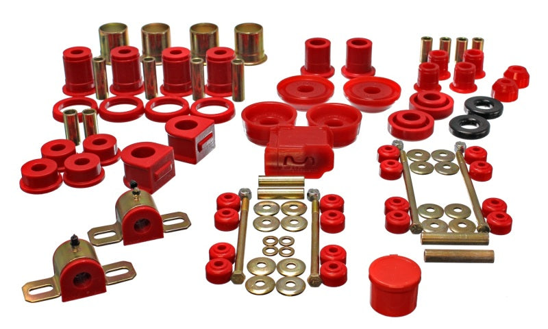 Energy Suspension 93-02 Chevrolet Camaro Red Hyper-flex Master Bushing Set - Black Ops Auto Works