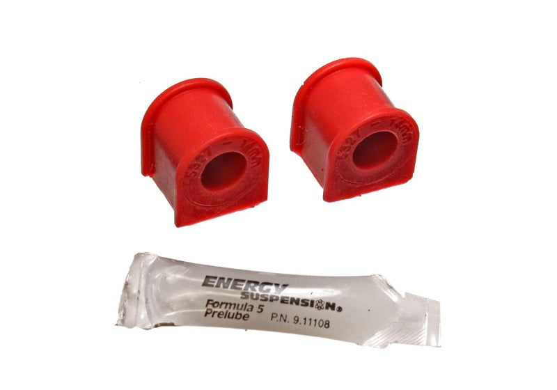 Energy Suspension 94-01 Acura Integra / 90-97 Honda Accord/Odyssey Red 14mm Rear Sway Bar Bushings - Black Ops Auto Works