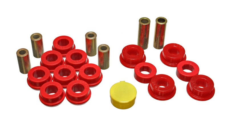 Energy Suspension 94-97 Honda Accord/Odyssey Red Front Control Arm Bushing Set - Black Ops Auto Works