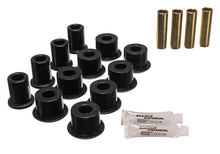 Load image into Gallery viewer, Energy Suspension 95-97 Toyota Tacoma / 89 4Runner / 89-95 Pick Up Black Rear Leaf Spring Shackle Bu - Black Ops Auto Works