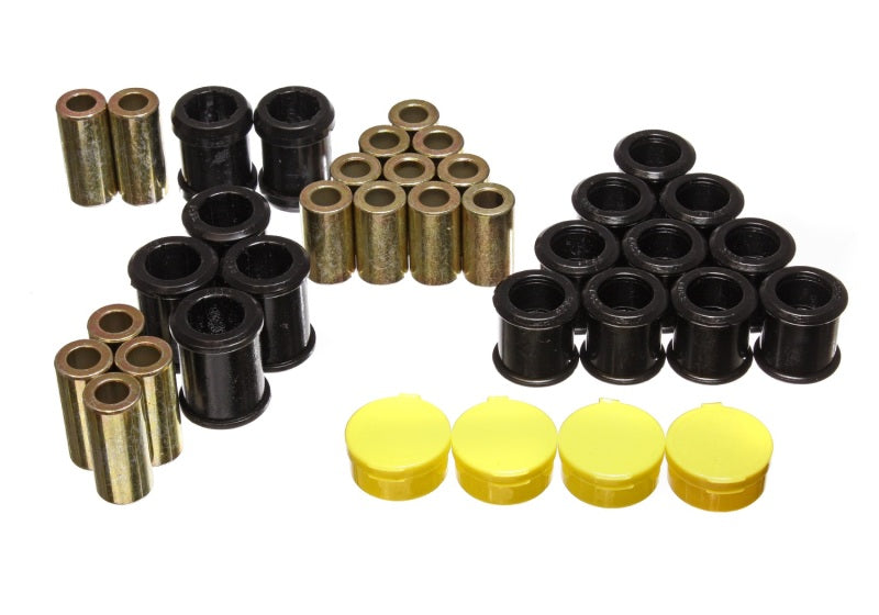 Energy Suspension 95-98 Nissan 240SX (S14) Black Rear Control Arm Bushing Set (Must reuse existing o - Black Ops Auto Works