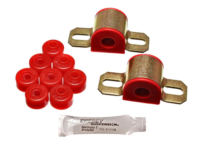 Energy Suspension 95-98 Nissan 240SX (S14) Red 16mm Rear Sway Bar Frame Bushings (Sway bar end link - Black Ops Auto Works
