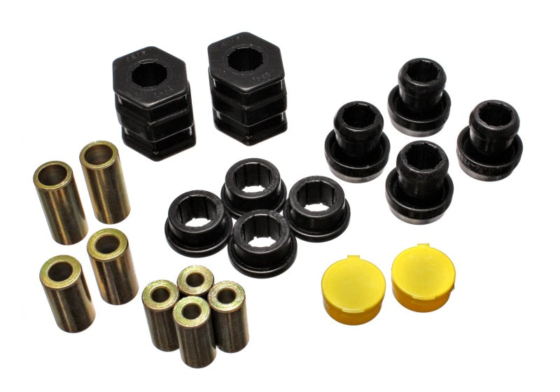 Energy Suspension 96-00 Honda Civic/CRX Black Front Control Arm Bushing Set - Black Ops Auto Works