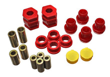 Load image into Gallery viewer, Energy Suspension 96-00 Honda Civic/CRX Red Front Control Arm Bushing Set - Black Ops Auto Works