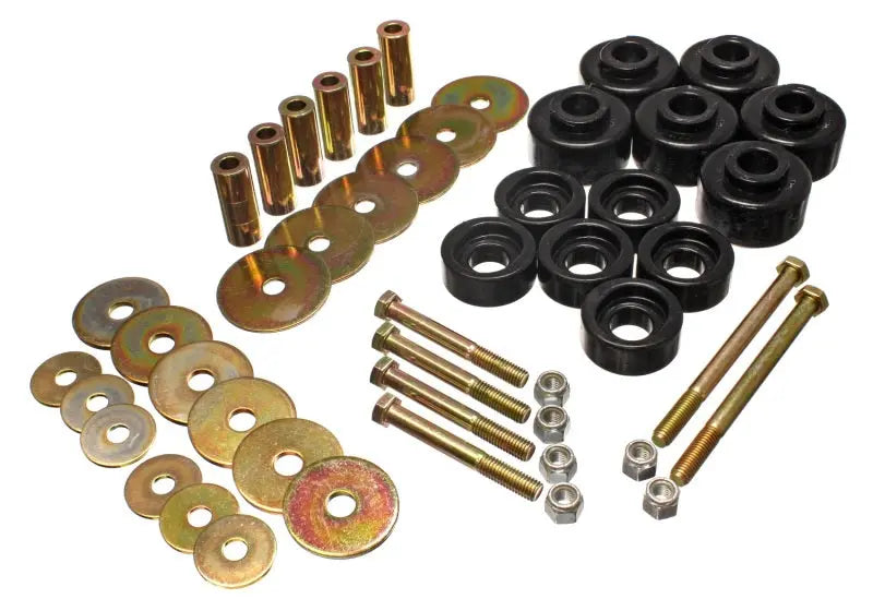 Energy Suspension 97-03 Ford F-100/F-150 2WD/F250 2WD & L-Duty Black Body (Cab) Mount Set - Black Ops Auto Works