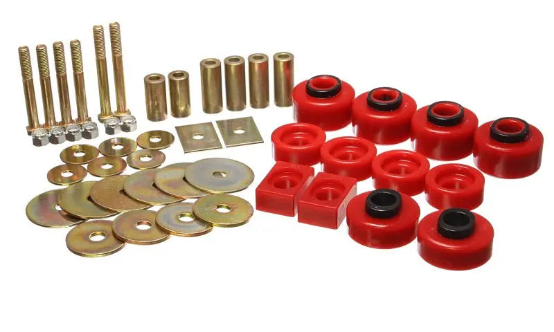 Energy Suspension 97-03 Ford F-100/F-150 2WD/F250 2WD & L-Duty Red Body (Ext Cab ONLY ) Mount Set - Black Ops Auto Works