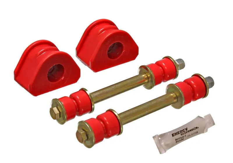 Energy Suspension 97-03 Ford F150 4wd/F250 Light Duty 4WD Red 27mm Front Sway Bar Bushing Set - Black Ops Auto Works