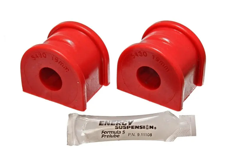Energy Suspension 97-04 Chevy Corvette Red 19mm Rear Sway Bar Bushing Set - Reuse OE Brackets - Black Ops Auto Works