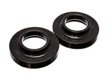 Load image into Gallery viewer, Energy Suspension 97-06 Jeep Wrangler TJ Black Front Spring Pad Set - Black Ops Auto Works