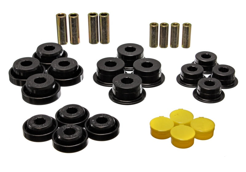 Energy Suspension 97-06 Jeep Wrangler TJ Blk Rear Control Arm Bushings (Must reuse OEM Outer Shells - Black Ops Auto Works