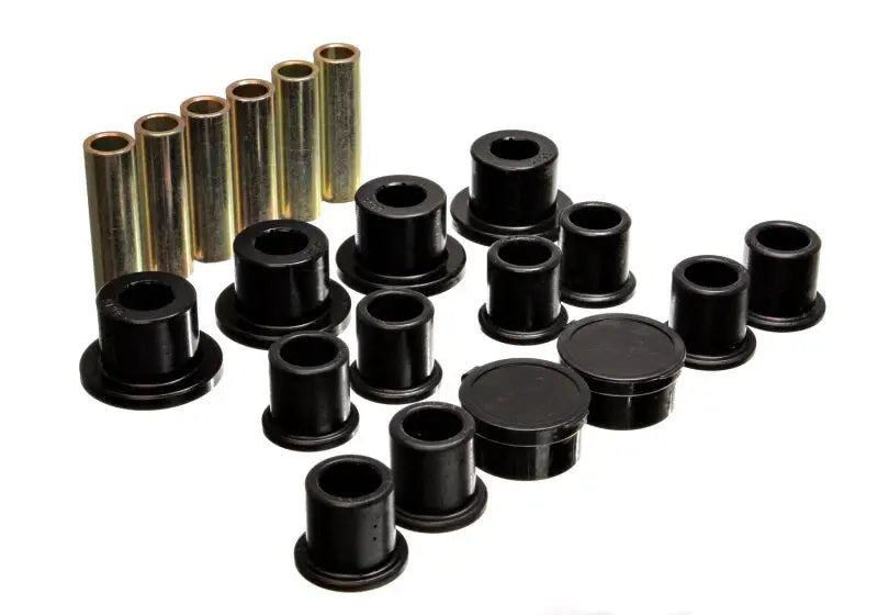 Energy Suspension 98-11 Ford Ranger Black Rear Leaf Spring Bushing Set - Black Ops Auto Works
