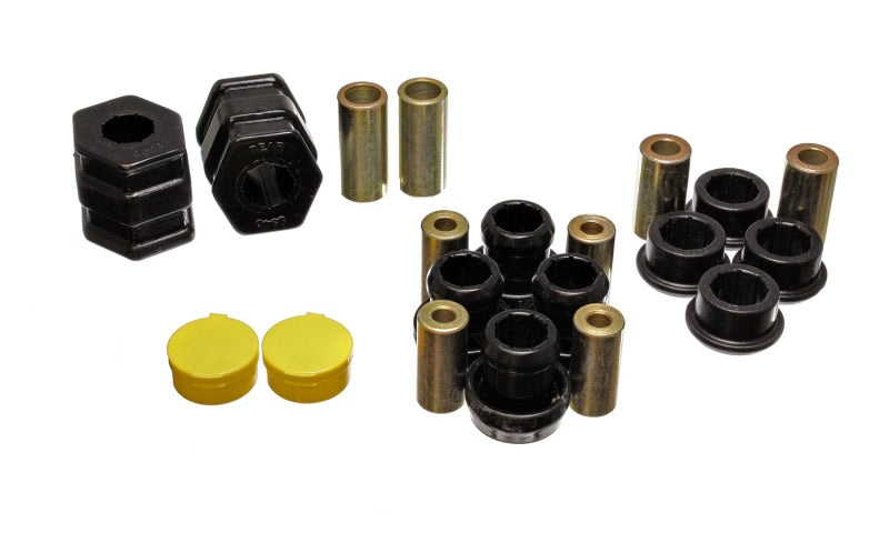 Energy Suspension 99-00 Honda Civic Si Black Front Control Arm Bushing Set - Black Ops Auto Works