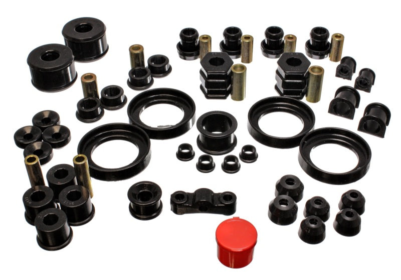Energy Suspension 99-00 Honda Civic Si Black Hyper-Flex Master Bushing Set - Black Ops Auto Works