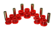 Load image into Gallery viewer, Energy Suspension 99-04 Ford F-350 2wd/F-250 SD 4wd/F-350 4wd Red Rear Leaf Spring Bushing Set - Black Ops Auto Works