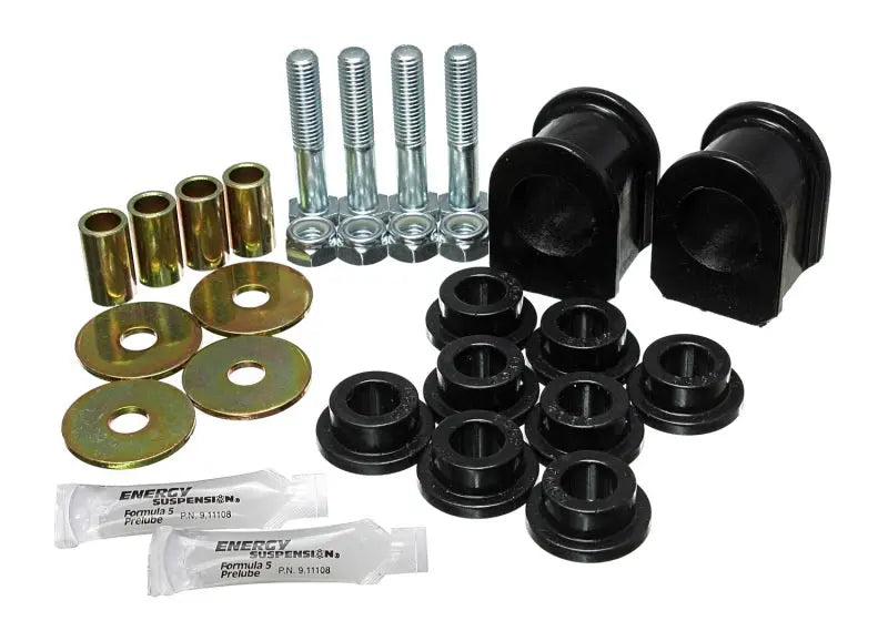 Energy Suspension 99-04 Ford F250 SD/350 4WD Black Front 1-1/4in Sway Bar Bushing Set - Black Ops Auto Works