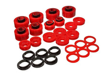 Load image into Gallery viewer, Energy Suspension 99-07 Ford F-250/F-350 SD 2/4WD Crew Cab Body Mount Set - Red - Black Ops Auto Works