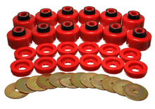 Load image into Gallery viewer, Energy Suspension Body Mount Set - Red - Black Ops Auto Works