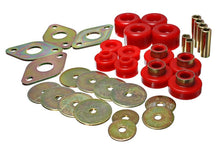 Load image into Gallery viewer, Energy Suspension Body Mount Set-Reg Access &amp; Dbl Cab - Red - Black Ops Auto Works