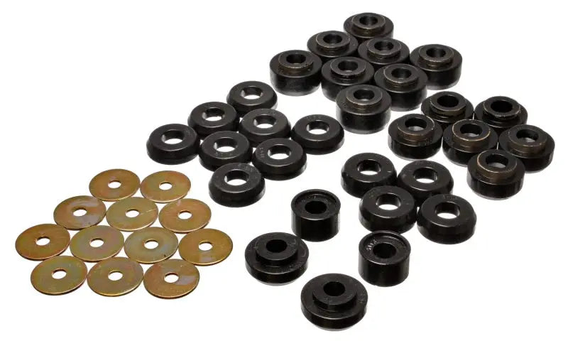 Energy Suspension Chevrolet 4 door Black Body Mounts (Recommended for Police/Taxi/Race) - Black Ops Auto Works