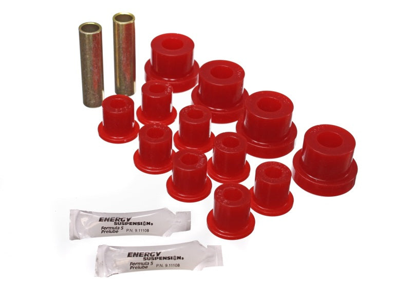 Energy Suspension Cj Frt Sprg Bush - Red - Black Ops Auto Works
