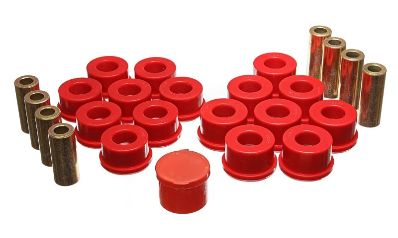 Energy Suspension Control Arm Bushings - Rear - Red - Black Ops Auto Works