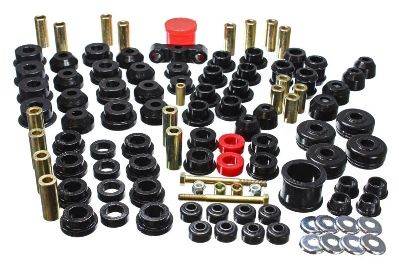 Energy Suspension 88-91 Honda Civic/CRX Black Hyper-Flex Master Bushing Set - Energy Suspension 16.18102G