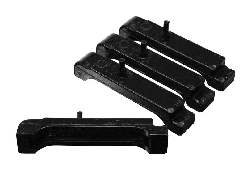 Energy Suspension GM BBC Black Radiator Isolator Pad Set - 4 Row - Black Ops Auto Works
