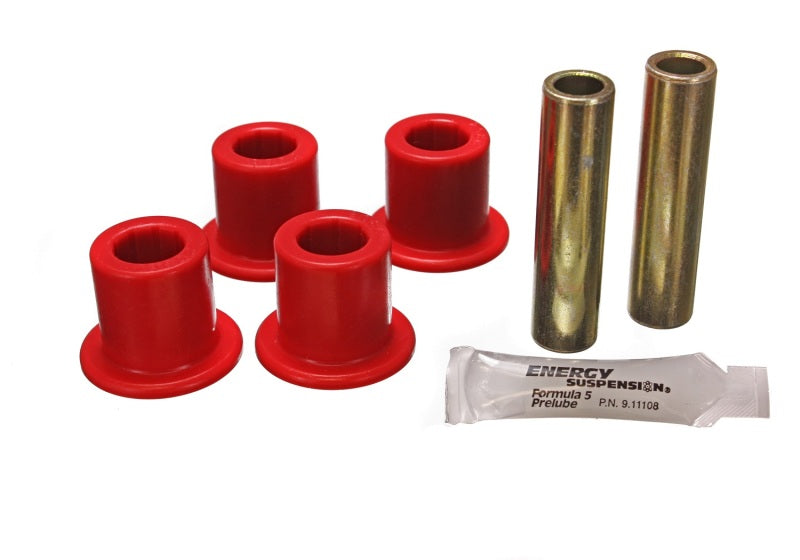 Energy Suspension Jeep Frame Shackle Bushing Set - Red - Black Ops Auto Works