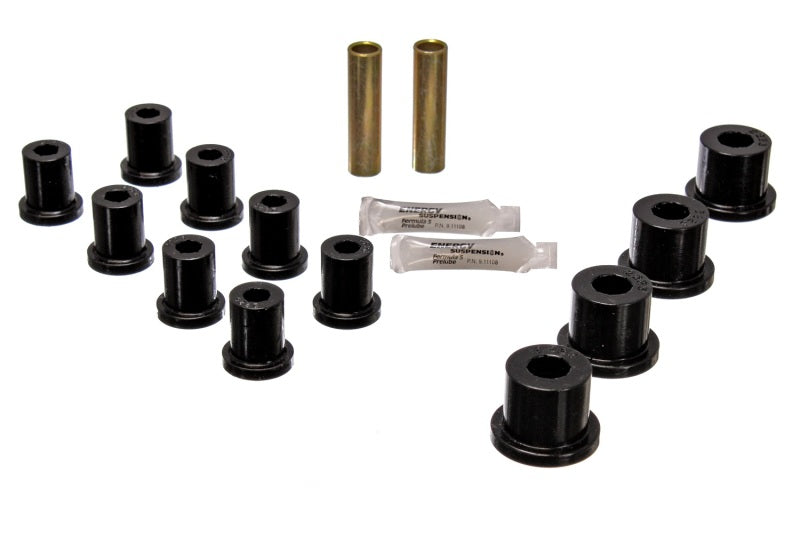 Energy Suspension Jeep Spring Bushing Set - Black - Black Ops Auto Works