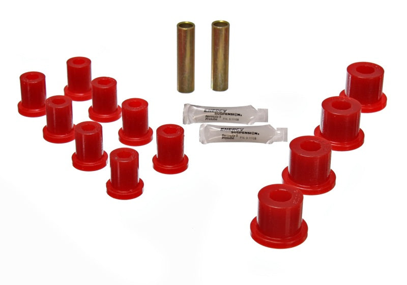 Energy Suspension Jeep Spring Bushing Set - Red - Black Ops Auto Works