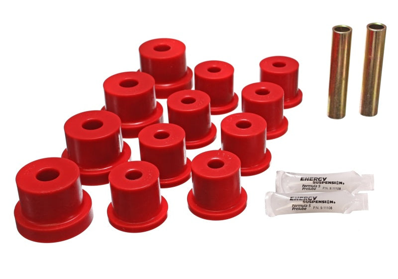 Energy Suspension Nova Mono Leaf Spring Bushings - Red - Black Ops Auto Works