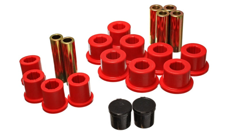 Energy Suspension Rear Spring Bushing Set - Red - Black Ops Auto Works