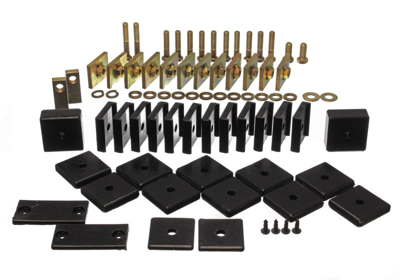 Energy Suspension Toy Land Cruiser Bodymount Set - Black - Black Ops Auto Works