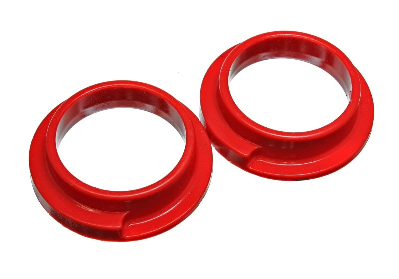 Energy Suspension Universal 3in ID 4 5/16in OD 1 1/8in H Red Coil Spring Isolators (2 per set) - Black Ops Auto Works