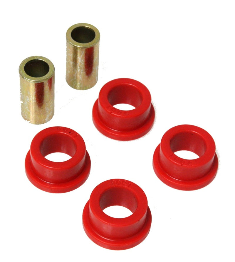 Energy Suspension Universal Link Flange Type Bushings Red 1.265 OD / .75 ID / 1/2in Bolt Diameter - Black Ops Auto Works