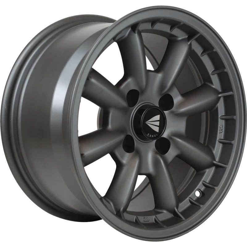 Enkei Compe 15x8 25mm Offset 4x100 Bolt Pattern 72.6mm Bore Gunmetal Wheel - Black Ops Auto Works