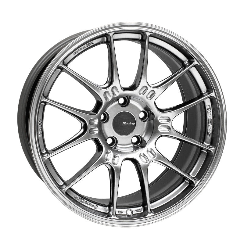 Enkei GTC02 18x9 5x112 25mm Offset 66.5mm Bore Hyper Silver Wheel - Black Ops Auto Works